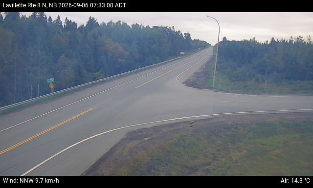 Web Cam image of Lavillette (NB Highway 8)