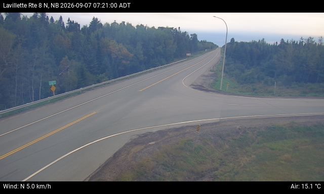 Web Cam image of Lavillette (NB Highway 8)