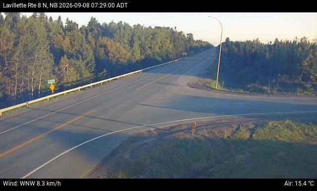 Web Cam image of Lavillette (NB Highway 8)
