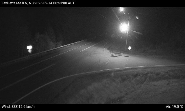 Web Cam image of Lavillette (NB Highway 8)