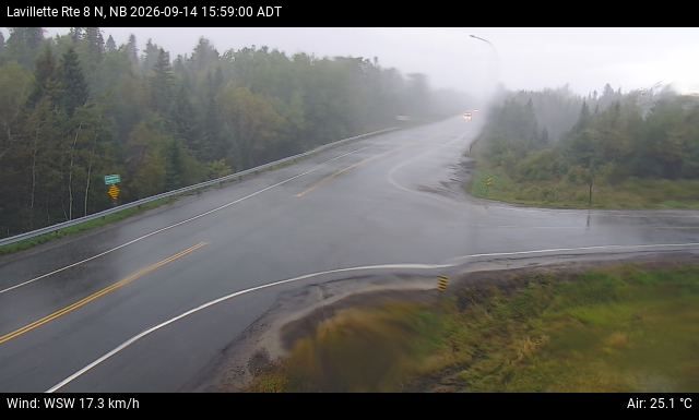 Web Cam image of Lavillette (NB Highway 8)
