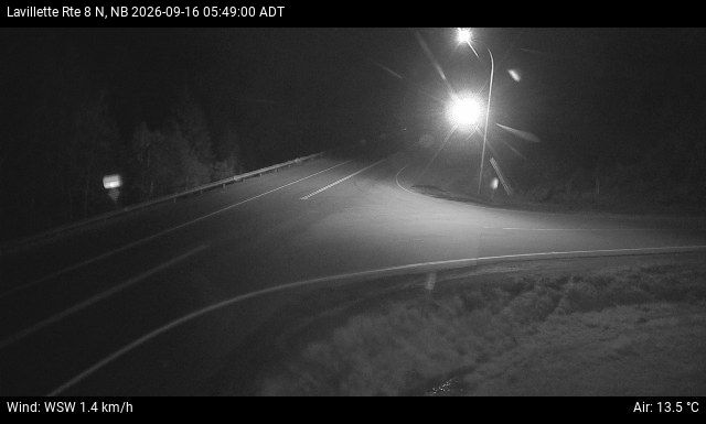 Web Cam image of Lavillette (NB Highway 8)