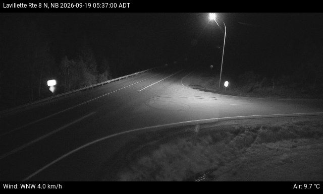 Web Cam image of Lavillette (NB Highway 8)