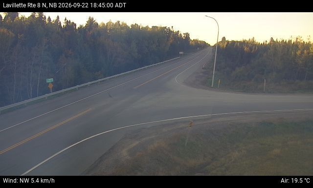 Web Cam image of Lavillette (NB Highway 8)