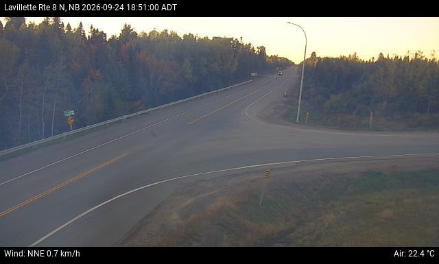 Web Cam image of Lavillette (NB Highway 8)