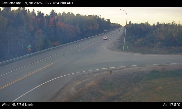 Web Cam image of Lavillette (NB Highway 8)