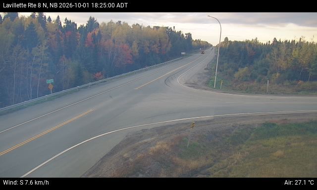 Web Cam image of Lavillette (NB Highway 8)