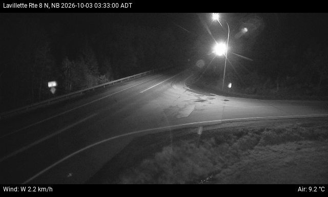 Web Cam image of Lavillette (NB Highway 8)
