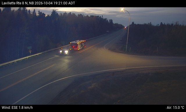 Web Cam image of Lavillette (NB Highway 8)
