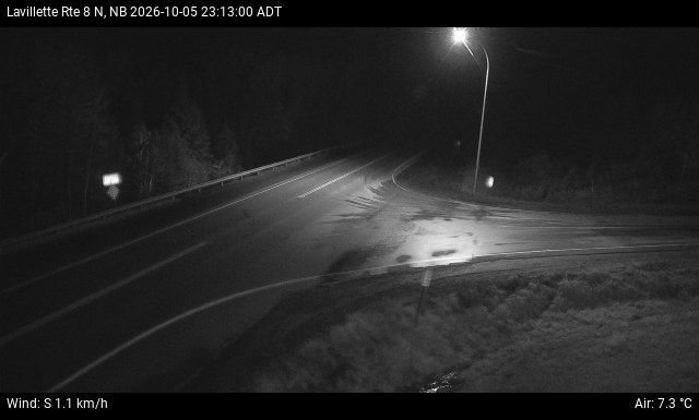 Web Cam image of Lavillette (NB Highway 8)