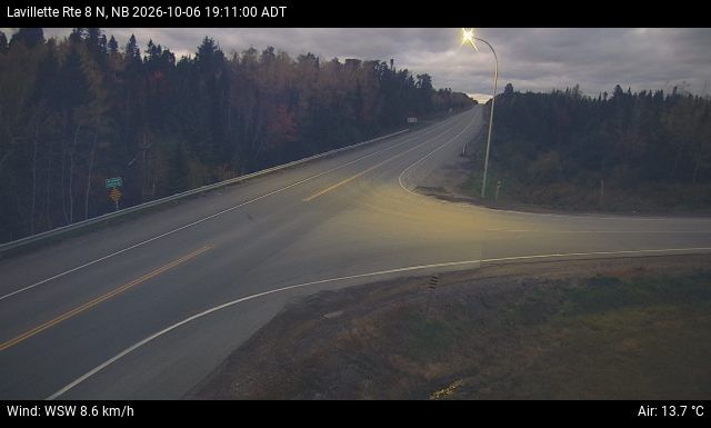 Web Cam image of Lavillette (NB Highway 8)