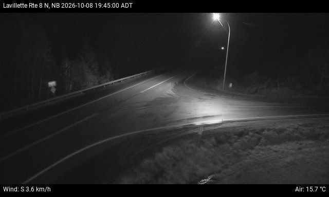 Web Cam image of Lavillette (NB Highway 8)