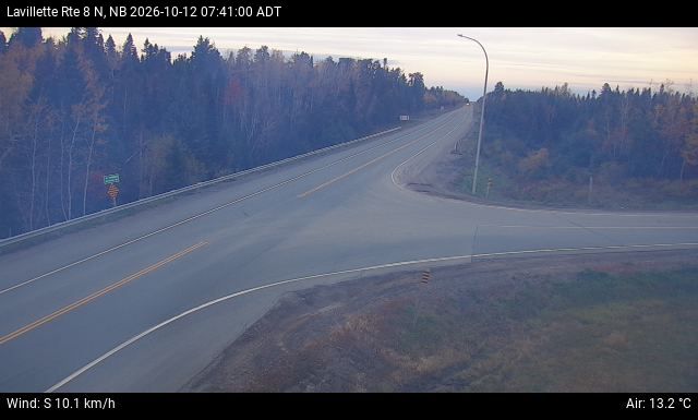 Web Cam image of Lavillette (NB Highway 8)