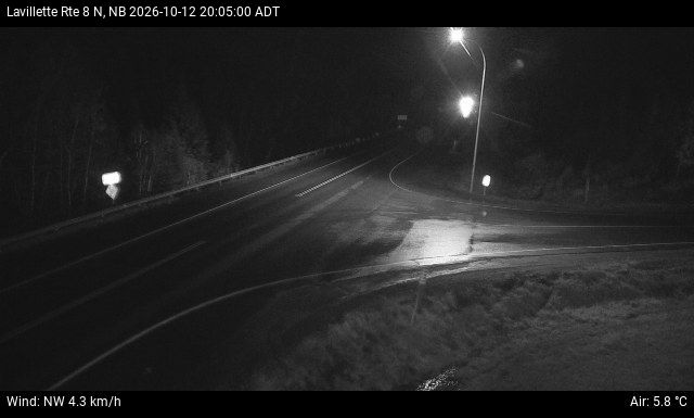 Web Cam image of Lavillette (NB Highway 8)