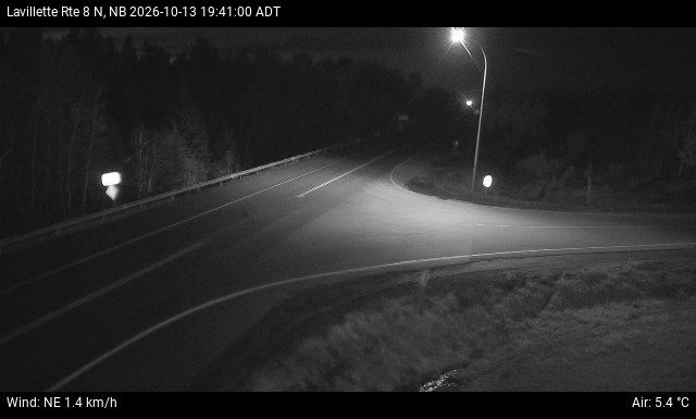 Web Cam image of Lavillette (NB Highway 8)