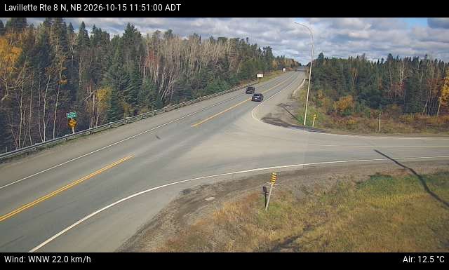 Web Cam image of Lavillette (NB Highway 8)