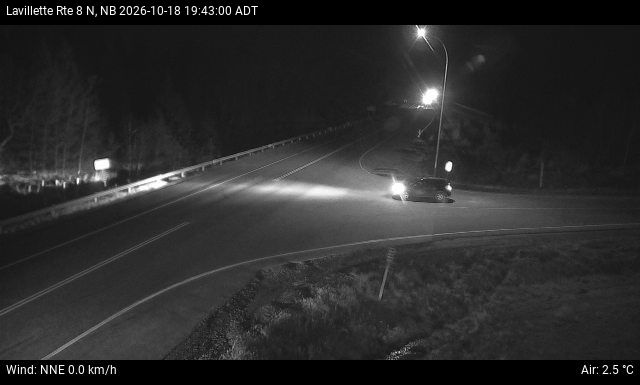 Web Cam image of Lavillette (NB Highway 8)