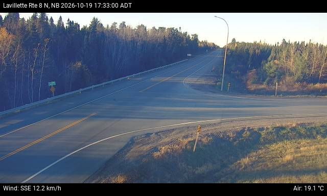 Web Cam image of Lavillette (NB Highway 8)