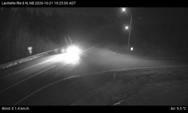 Web Cam image of Lavillette (NB Highway 8)