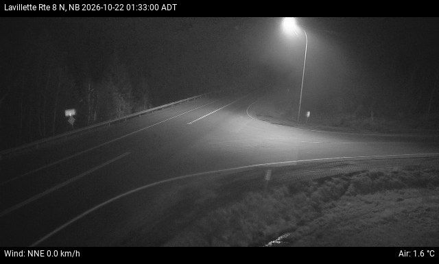 Web Cam image of Lavillette (NB Highway 8)