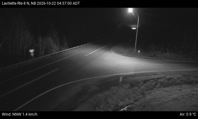 Web Cam image of Lavillette (NB Highway 8)