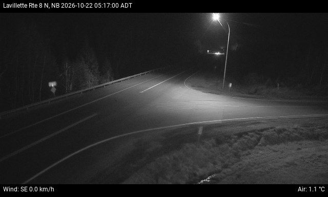Web Cam image of Lavillette (NB Highway 8)