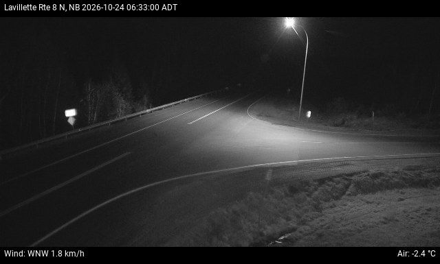 Web Cam image of Lavillette (NB Highway 8)
