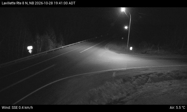 Web Cam image of Lavillette (NB Highway 8)