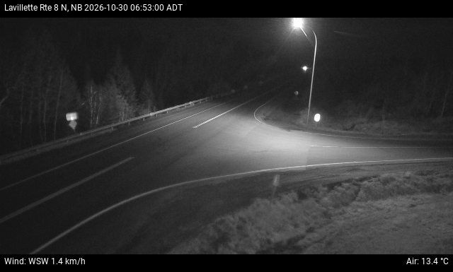 Web Cam image of Lavillette (NB Highway 8)