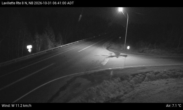 Web Cam image of Lavillette (NB Highway 8)