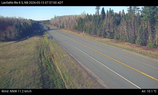 Web Cam image of Lavillette (NB Highway 8)
