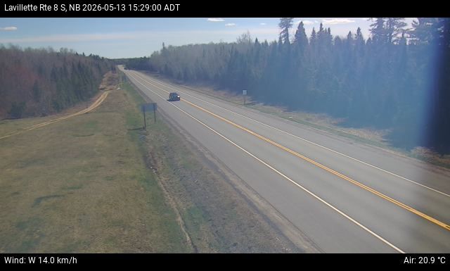 Web Cam image of Lavillette (NB Highway 8)