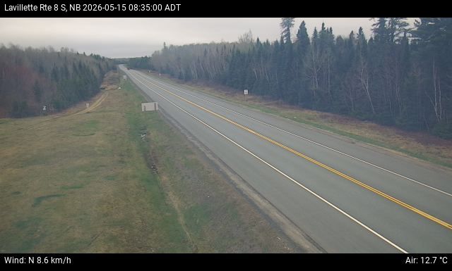 Web Cam image of Lavillette (NB Highway 8)