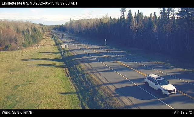 Web Cam image of Lavillette (NB Highway 8)