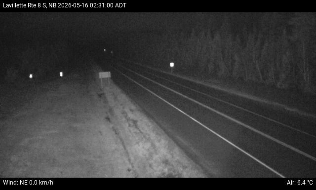 Web Cam image of Lavillette (NB Highway 8)