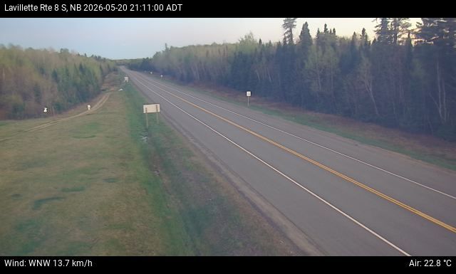 Web Cam image of Lavillette (NB Highway 8)