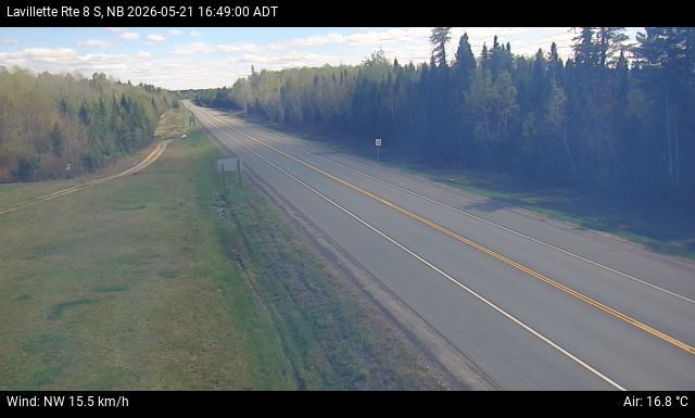 Web Cam image of Lavillette (NB Highway 8)