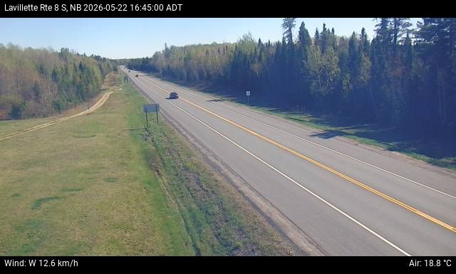 Web Cam image of Lavillette (NB Highway 8)