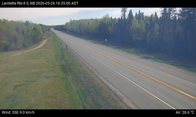 Web Cam image of Lavillette (NB Highway 8)