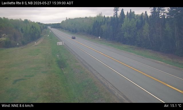 Web Cam image of Lavillette (NB Highway 8)