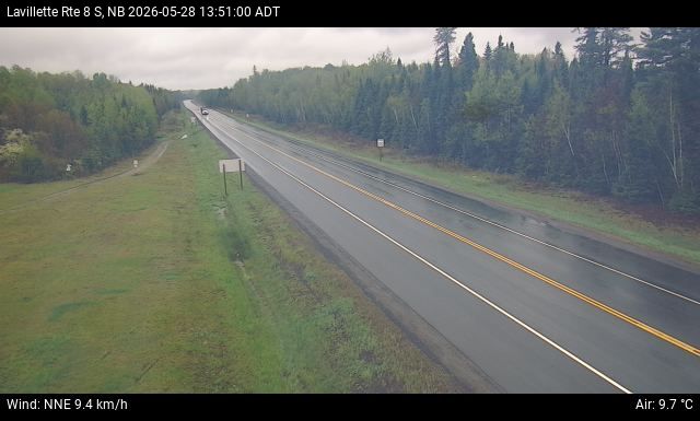 Web Cam image of Lavillette (NB Highway 8)