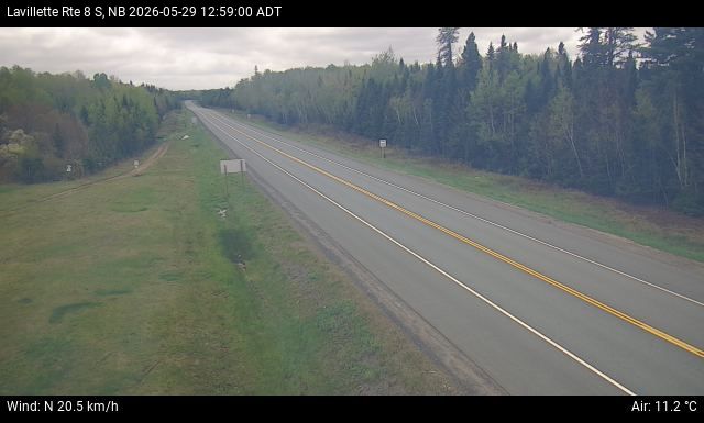 Web Cam image of Lavillette (NB Highway 8)