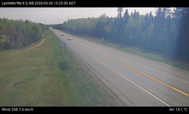 Web Cam image of Lavillette (NB Highway 8)