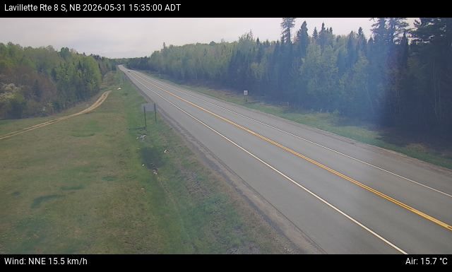 Web Cam image of Lavillette (NB Highway 8)