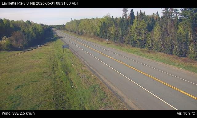 Web Cam image of Lavillette (NB Highway 8)