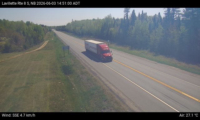Web Cam image of Lavillette (NB Highway 8)