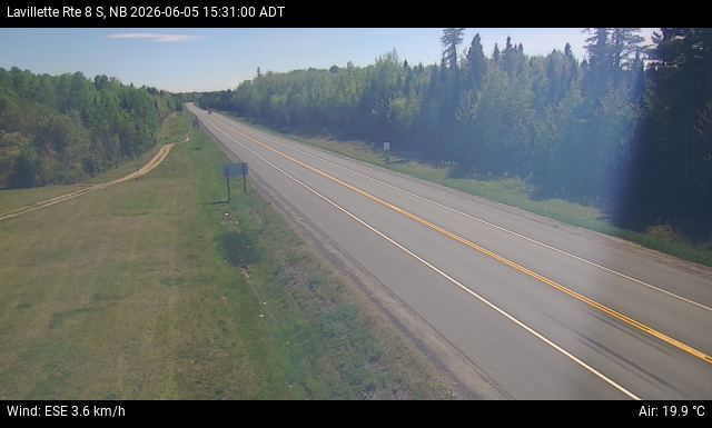 Web Cam image of Lavillette (NB Highway 8)