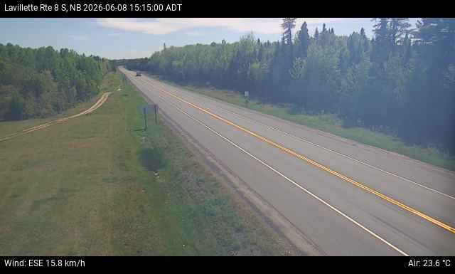 Web Cam image of Lavillette (NB Highway 8)
