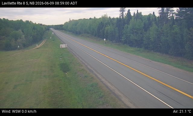 Web Cam image of Lavillette (NB Highway 8)