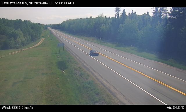 Web Cam image of Lavillette (NB Highway 8)